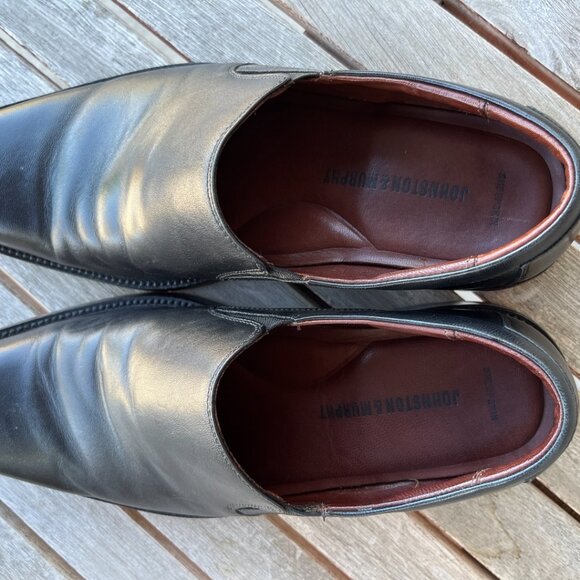 Johnston & Murphy Men\'s Dress Loafers Shoes Size 8.5 Leather Black main image 5